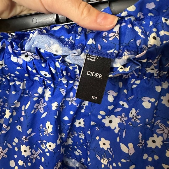 NWOT cider blue‎ floral skirt - Picture 4 of 4
